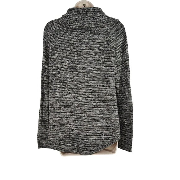 Eight Eight Eight Cowl Neck Knit Sweater Women Size S Black Long Sleeve NEW - Picture 4 of 6